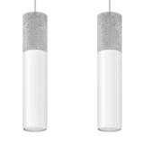 Lampa wisząca BORGIO 2 biały