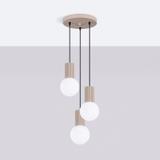 Lampa wisząca HALO 3P taupe