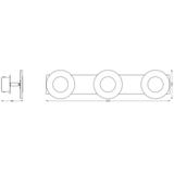 Oprawa SMART+ WIFI ORBIS WAVE 520 IP44 TW CR