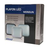 Plafon MONSUN LED 60 SMD2835, szary, IP66, klosz poliwęglan mleczny OR-PL-342GLPM4 ORNO