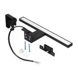 NORTES LED 5W, lampa nad lustro, 320lm, 4000K, dł. 30 cm, plastik, czarna AD-OM-6120L4/B ORNO