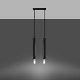 Sollux Lampa wisząca WEZYR 2 czarna SL.0961