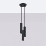 Sollux Lampa wisząca KARBON 3P czarny SL.1576
