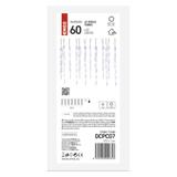 Lampki świąteczne sopel 60 LED 3,6 m zimna biel IP44 DCPC07 EMOS
