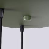 Lampa wisząca HALO 3P zielona oliwka