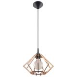 Sollux Lampa wisząca POMPELMO naturalne drewno SL.0393