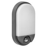 NEFRYT LED 10W, oprawa ogrodowa z czujnikiem ruchu, 800lm, IP54, 4000K, szara AD-OP-6110GLPMR4 ORNO