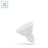 LED MR16 12V 4W SMD CW Z MLECZNĄ SZYBKĄ  SPECTRUM