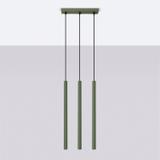 Sollux Lampa wisząca PASTELO 3 zielona oliwka SL.1520