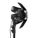 RIGEL LED zestaw: lampa warsztatowa składana 5-skrzydłowa 55W + statyw + adapter AD-NL-6516 ORNO