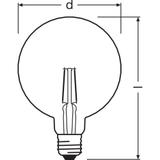 Lampa LED Vintage 1906 CL PINECONE Filament szkło przezroczyste GOLD 40 non-dim 4,5W 825 E27