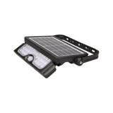 LUX LED 5W, naświetlacz solarny z czujnikiem ruchu 500lm, IP65, 4000K, 2x1500mAh, czarny AD-SL-6108BLR4 ORNO