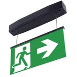 Oprawa sieciowo-awaryjna natynkowa SUPREMA LED D-std SA 3H CT IP54 NT-S [BLK] / 230V 94671 INTELIGHT