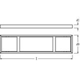 Ramka do montażu powierzchniowego PANEL 1200 SURFACE MOUNT KIT