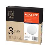 AGAT LED 15W, oprawa ogrodowa, 1100lm, IP54, 4000K, biała AD-OP-6112WLPM4 ORNO