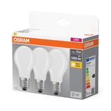 Żarówka LED x3 A60 E27 7.5W = 75W 1055lm 2700K Ciepła 300° BASE Osram