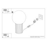 Lampa biurkowa HALO zielona oliwka