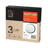 AGAT LED 15W, oprawa ogrodowa, 1100lm, IP54, 4000K, czarna AD-OP-6112BLPM4 ORNO