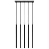 Sollux Lampa wisząca PASTELO 5 czarna SL.0472