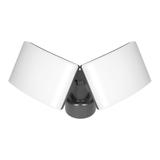 TOS DUO LED 2x20W podwójny naświetlacz ogrodowy 2x1600lm IP65 neutralna biel 4000K PC szary AD-NL-6603GL4 ORNO