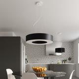 Sollux Żyrandol SATURNO SLIM 70 czarny SL.0754
