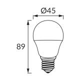 Lampa z diodami ULKE LED E27 8W 3000K 03855 IDEUS