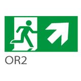 Piktogram schody / wyjście w prawo w górę do ORION - OR2 39982 INTELIGHT