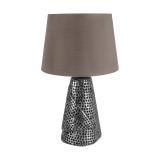 Lampka stołowa MAGDA E27 srebrno/szara 03962 IDEUS