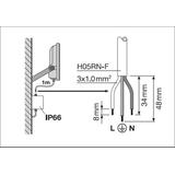 FL 20 P 17W 2K4LM 830 PS SY100 BK  LEDV