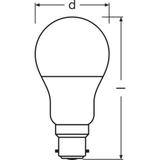 Lampa LED BASE Classic A60 8,5W/827 230V plastik B22D FS3 OSRAM