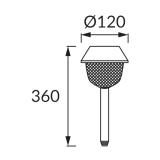 TULIP LED 36 0,06W 6500K 03829 IDEUS