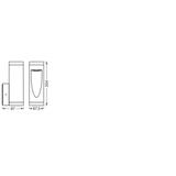 Oprawa SMART OUTD WIFI TRUNK SQ WALL RGBW