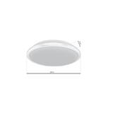 plafon LED Terma 18W 1260lm 4000K biały IP44 ML6401 Milagro
