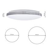 Milagro plafon LED Siena 30W 1800lm 3000/6000K (pilot w zestawie) biały ML262
