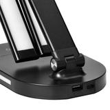 ERGO LED, lampka biurkowa z ładowarką USB, 8W, 400lm, 3000-4000-6000K, zmiana barwy światła, funkcja DL-17/B ORNO