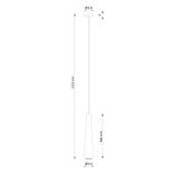 Sollux Lampa wisząca SULA 1 naturalne drewno SL.1100