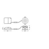 Oprawa SP FIX P 8W 930 PS DIM IP44 WT