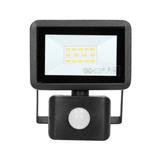 FARO S LED 10W naświetlacz z PIR, 800lm, IP44, 4000K, aluminium + szkło AD-NL-6252BLR4 ORNO
