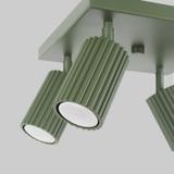 Sollux Plafon KARBON 4 zielony oliwkowy SL.1621