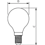 Żarówka LED Kulka 6,5W=60W 806lm / 4000K barwa neutralna LEDLuster 6,5-60W P45 E14 840 9,29002E+11 PHILIPS
