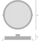Oprawa DOWNDIGHT IP44 DN 215 30W 865 WT