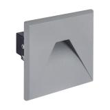 Oprawa schodowa lampa ścienna LED 1,6W barwa neutralna szara 03907 IDEUS