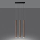 Sollux Lampa wisząca PASTELO 3L drewno SL.1267
