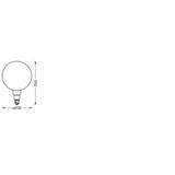 Lampa LED SMART+ WiFi CL Globe200 Smoke DIM 37  6W/825 E27