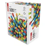 Lampki choinkowe kulki 100 LED 5m multikolor IP20 D5GM02 EMOS
