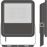 Naświetlacz FLOOD LED AREA 72W 830 ASYM 48x92 black