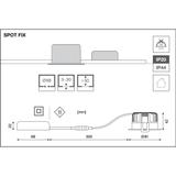 Oprawa SP FIX P 8W 930 PS DIM IP44 BK