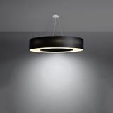 Sollux Żyrandol SATURNO 90 czarny SL.0796