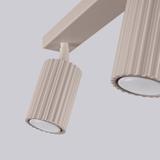 SOLLUX Plafon KARBON 3L taupe ; SL.1764