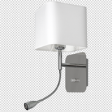 kinkiet Napoli E27 + LED 1W 90lm 4000K biały/chrom ML63600 Milagro